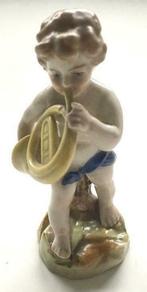 porseleinen engeltje met horen, Antiek en Kunst