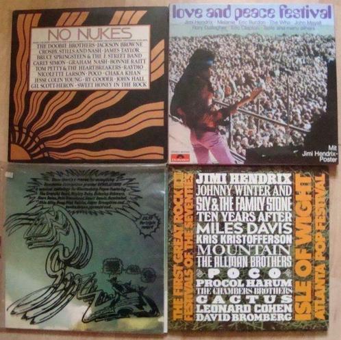 Vinyls voor rockfestival uit de jaren 70 - 19 l.p., Cd's en Dvd's, Vinyl | Hardrock en Metal, Verzenden