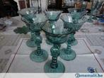 6 grandes coupes Murano 1900 soufflés bouche - verres rares, Antiquités & Art, Art | Autres Art, Enlèvement ou Envoi