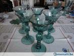 6 grote Murano 1900 mondgeblazen kopjes - zeldzaam glazen, Antiek en Kunst, Ophalen of Verzenden