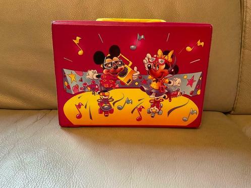Vintage koffer Walt Disney Mickey & Minnie Mouse jaren ‘80, Collections, Disney, Utilisé, Sac, Valise ou Pochette, Mickey Mouse