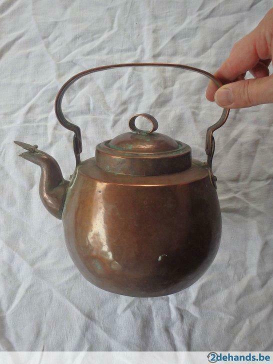 Oude koperen waterketel, Antiek en Kunst, Antiek | Brons en Koper