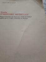 Livre Etudes d'Histoire médiévales F.VERCAUTEREN, Boeken, Ophalen of Verzenden, Gelezen