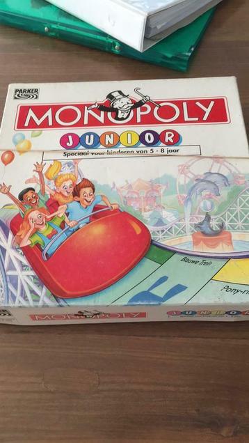 Monopoly junior onderdelen, Hobby en Vrije tijd, Ophalen, Gebruikt