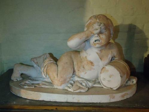 1842 Eugène SIMONIS het verdrietig kind tamboer origin model, Antiek en Kunst, Kunst | Beelden en Houtsnijwerken, Ophalen