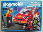 PlayMobil 9235 Brandweerwagen klein, Kinderen en Baby's, Speelgoed | Playmobil, Ophalen of Verzenden, Zo goed als nieuw, Complete set