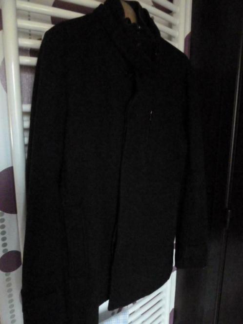 Manteau 3/4 noir homme JULES Taille L, Kleding | Heren, Jassen | Winter, Zo goed als nieuw, Maat 52/54 (L), Zwart, Ophalen