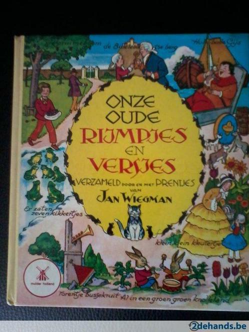 onze oude rijmpjes en versjes - Jan Wiegman, Boeken, Kinderboeken | Kleuters, Gelezen, 4 jaar