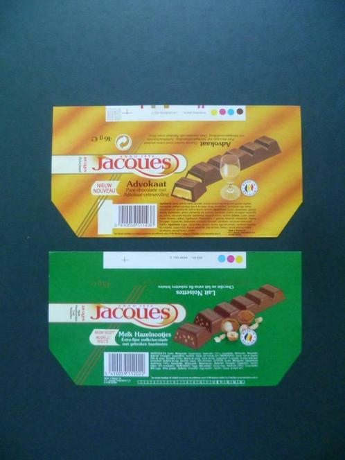 chocolat  Jacques  chocolade  emballage  wikkels  omslagen, Collections, Marques & Objets publicitaires, Neuf, Emballage, Enlèvement ou Envoi