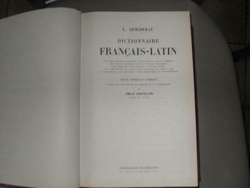 Dictionnaire  latin - français et français - latin