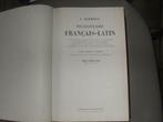 Dictionnaire  latin - français et français - latin, Overige niveaus, Latijn, Zo goed als nieuw, Ophalen