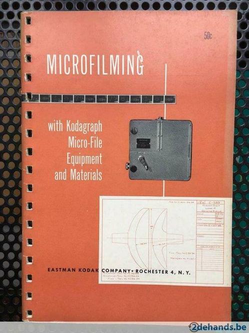 Microfilming with Kodagraph Micro-File Equipment, Boeken, Kunst en Cultuur | Fotografie en Design, Gelezen, Ophalen of Verzenden