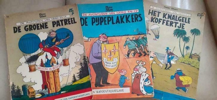 Nero strips ( VIJF oude versies 1956 - 1967), Boeken, Stripverhalen, Gelezen, Meerdere stripboeken, Ophalen of Verzenden