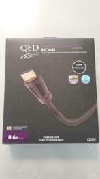 Câble HDMI QED Performance Graphite 0,6m, Moins de 2 mètres, Câble HDMI, Enlèvement ou Envoi, Neuf