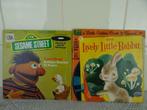 Vintage singles Sesamstraat  Lively little rabbit met boekje, Ophalen of Verzenden, Kinderen en Jeugd, Single