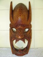 Masque Vintage Indonésie Sculpture sur Bois Masque Boca Diab, Enlèvement ou Envoi