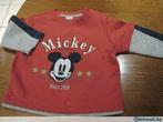 Sweater Mickey Mouse - maat 74, Ophalen of Verzenden, Gebruikt, Jongetje, Truitje of Vestje