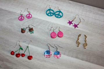 Boucles d'oreilles pendantes pour ados