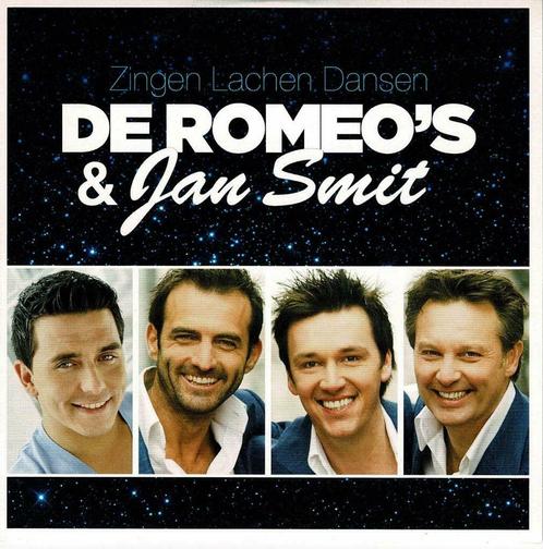 CDSingle De Romeo's & Jan Smit: Zingen lachen dansen, Cd's en Dvd's, Cd's | Nederlandstalig, Zo goed als nieuw, Levenslied of Smartlap