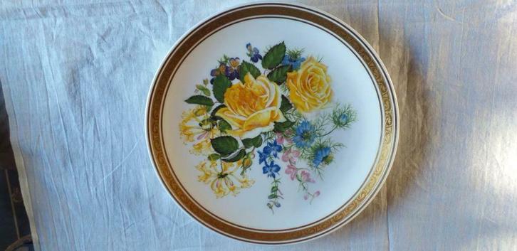 Engelse Tuin Bloemen Bord, Antiek en Kunst, Antiek | Porselein, Ophalen of Verzenden