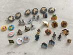 Pins, James bond, laurel en hardy, popeye, guust flater, .., Verzamelen, Overige Verzamelen, Ophalen