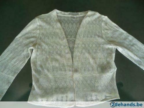 Meisjesvest in ecru van het merk H, Kleding | Dames, Jasjes, Kostuums en Pakken, Nieuw, Maat 34 (XS) of kleiner, Overige kleuren