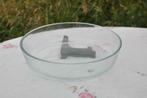 §  plat pyrex  transparent, Ophalen of Verzenden, Zo goed als nieuw, Glas, Kom(men)