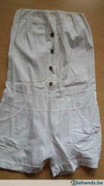 witte jumpsuit maat 36, Ophalen of Verzenden, Gebruikt, Meisje, Jurk of Rok