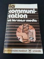 La communication et les mass media, Livres, Économie, Management & Marketing, Utilisé, Enlèvement ou Envoi