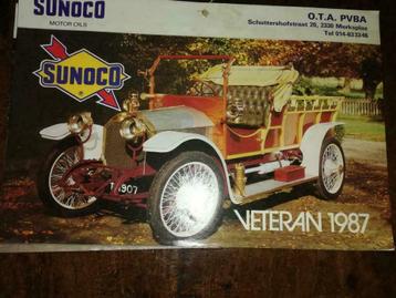 Oldtimer posters kalenders Sunoco, Boeken, Ophalen, Zo goed als nieuw, Mercedes