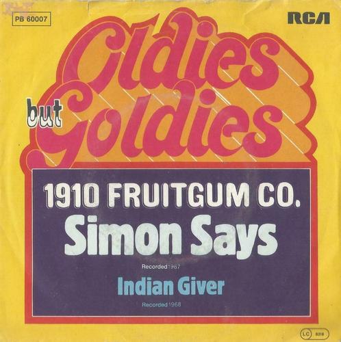 1910 Fruitgum Co. – Simon says / Indian giver – Single, CD & DVD, Vinyles Singles, Single, Pop, 7 pouces, Enlèvement ou Envoi