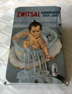 Zwitsal Emaille reclame bord kinderpoeder zeep zalf, Verzenden, Zo goed als nieuw, Reclamebord