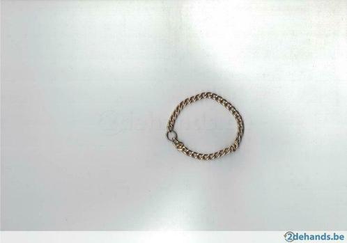 Juweel-Goudkleurig armbandje (0081), Handtassen en Accessoires, Armbanden, Gebruikt, Overige materialen, Goud, Ophalen of Verzenden