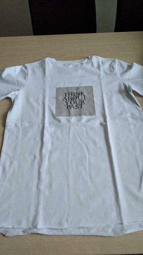 Wit t-shirt van Pull & Bear, Kleding | Heren, T-shirts, Zo goed als nieuw, Wit, Ophalen of Verzenden