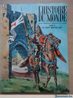 1961 histoire du monde 3 - timbres tintin Lombard - lombard, Livres, BD, Utilisé, Enlèvement ou Envoi