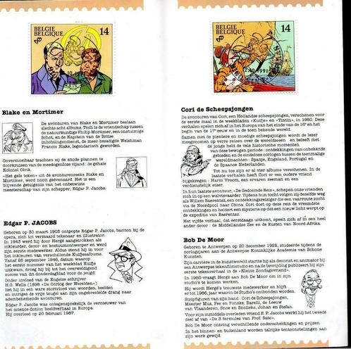 Année 1991 : FDC 2428-2431 sur feuillet - Bandes dessinées -, Timbres & Monnaies, Timbres | Europe | Belgique, Enlèvement ou Envoi