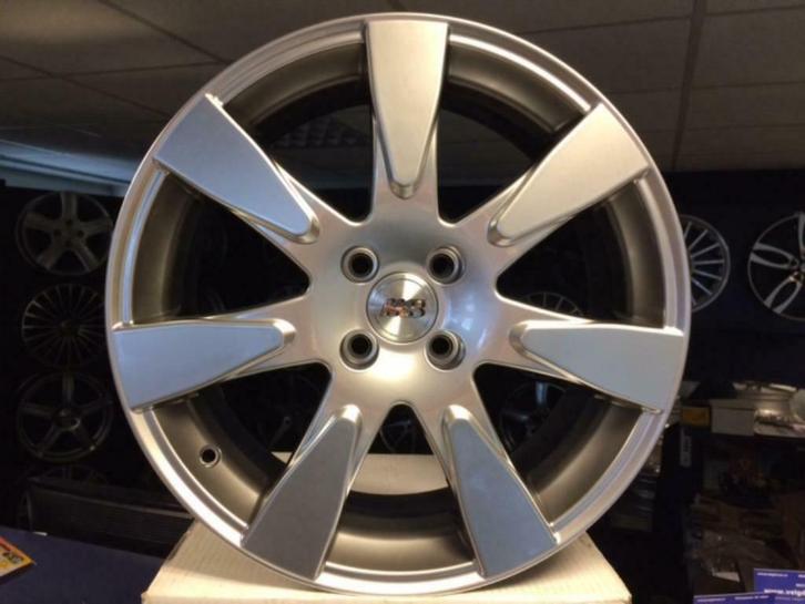 IN STOCK: NIEUWE set 17 inch 4x100 aluminium sport velgen, Auto-onderdelen, Banden en Velgen, Velg(en), 17 inch, Nieuw, Ophalen of Verzenden
