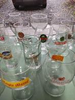 Lot de 20 verres à bière, Collections, Verres & Petits Verres, Enlèvement, Utilisé