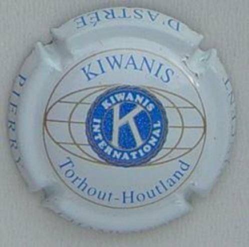 Champagne capsules - Kiwanis Torhout (L 3667), Collections, Collections Autre, Utilisé, Envoi