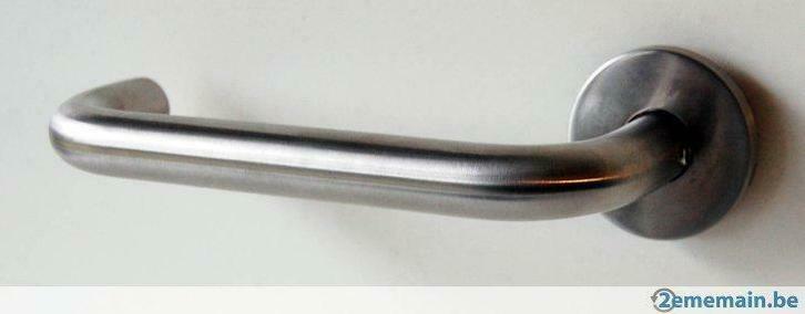 Poignées de porte extra longue, rosaces rondes en inox, Bricolage & Construction, Serrurerie de bâtiment & Dispositif de fermeture