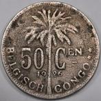 Belgisch Congo - 50 centimen - 1926 VL, Postzegels en Munten, Munten | Afrika, Ophalen of Verzenden, Overige landen, Losse munt