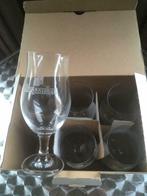 6 Bierglazen Hoegaarden, Verzamelen, Glas en Drinkglazen, Ophalen, Zo goed als nieuw, Bierglas