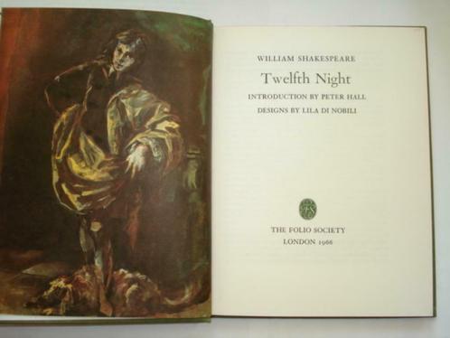 William Shakespeare The Folio Society Twelfth Night 1966, Boeken, Literatuur, Zo goed als nieuw, Europa overig, Verzenden