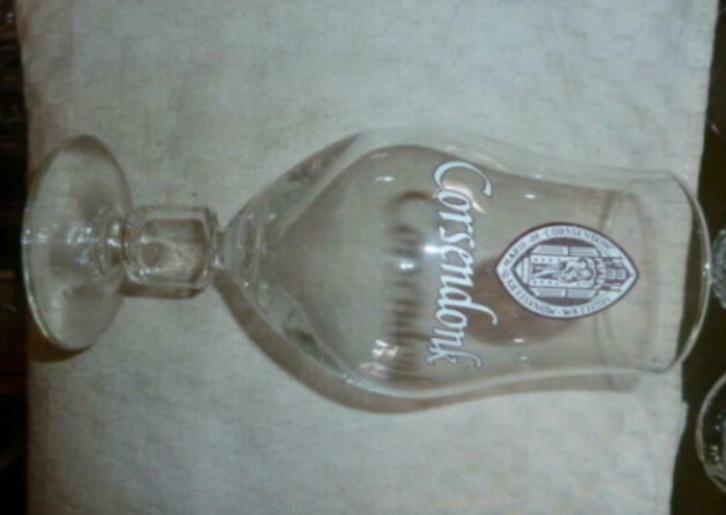 #H Bier glas CORSENDONK Brouwerij Corsendonk - Oud Turnhout, Verzamelen, Glas en Drinkglazen, Nieuw, Bierglas, Ophalen of Verzenden