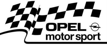 Opel motorsport sticker