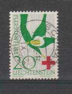 Liechtenstein 1963 Rode Kruis - engel 20R °, Postzegels en Munten, Postzegels | Europa | Overig, Verzenden, Overige landen, Gestempeld