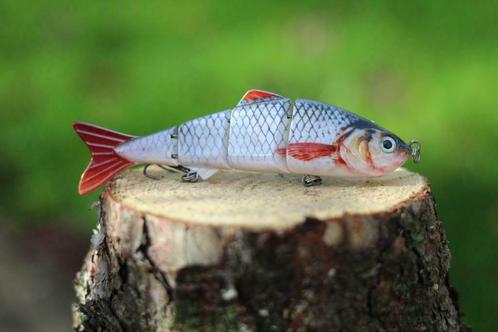 Kunstaas pluggen swimbaits Natural Blank Roach 12 cm, Watersport en Boten, Hengelsport | Roofvissen, Nieuw, Ophalen of Verzenden