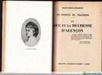 Le Duc et la Duchesse d'ALENÇON (Marguerite-Bourcet) 1939, Antiquités & Art, Antiquités | Livres & Manuscrits