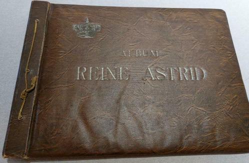 album photo vintage Reine Astrid Côte d'Or 1950, Livres, Livres d'images & Albums d'images, Utilisé, Album d'images, Enlèvement ou Envoi