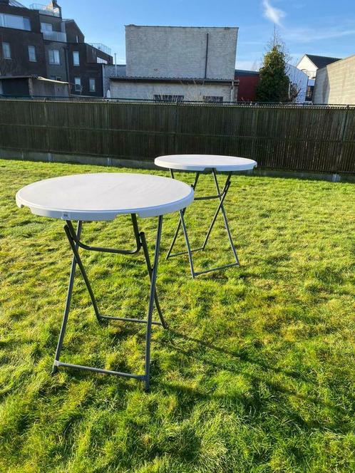 TE HUUR 10 partytafels, 16 stoelen, Hobby en Vrije tijd, Feestartikelen, Ophalen of Verzenden